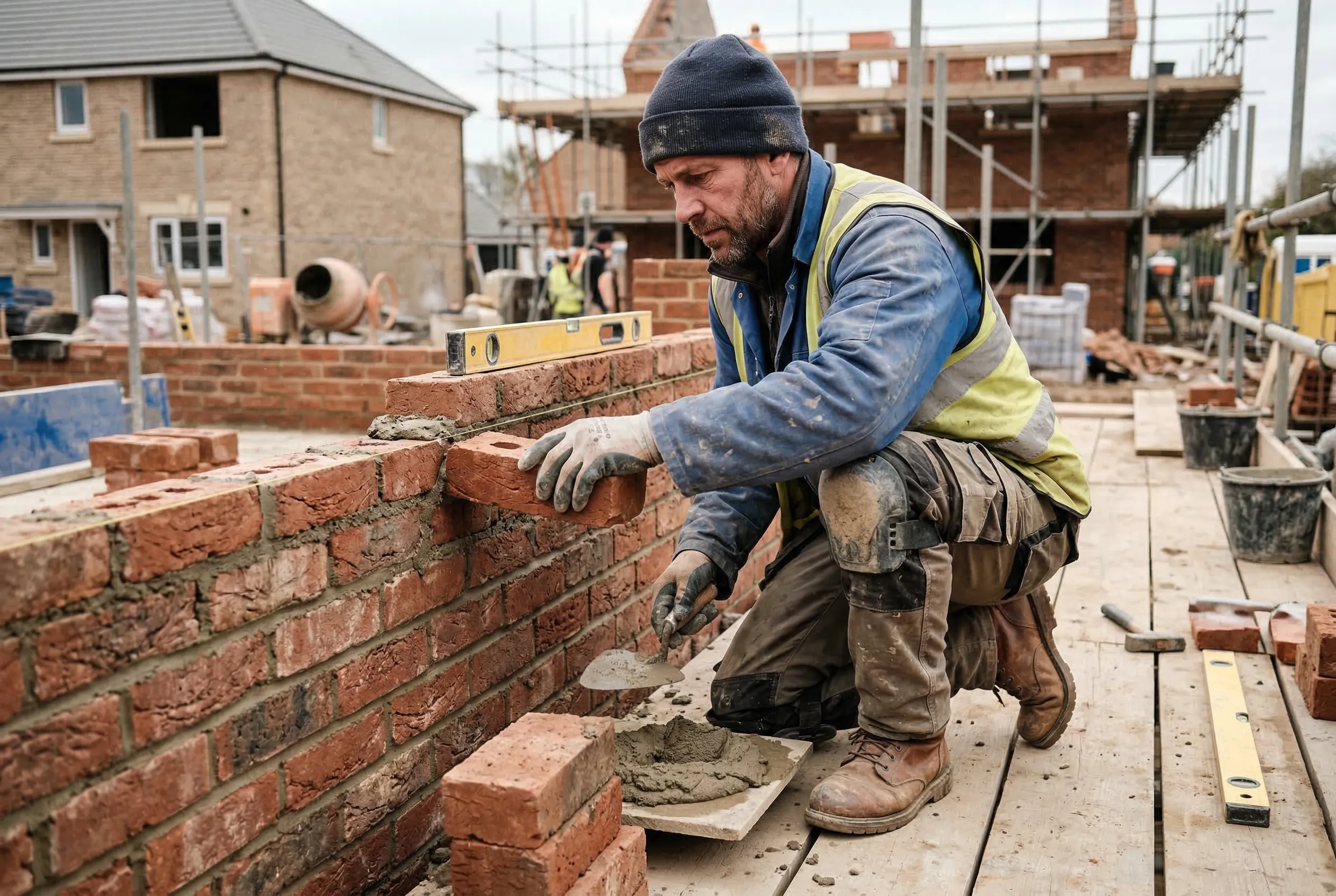 Gevelmetselwerk nieuwbouw