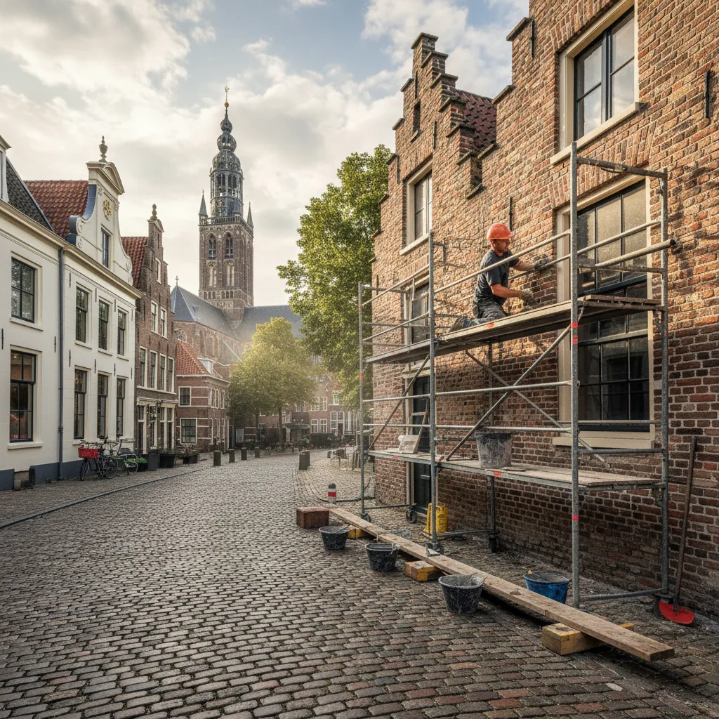 Metselaar Haarlem - monumentale gevel in historisch centrum